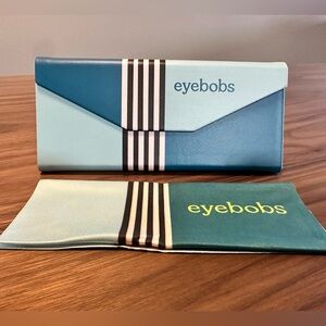 Eyebobs collapsible glasses case NWOT
